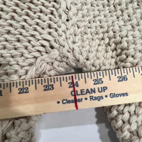 Free People My Only Sunshine Chunky Knit Cowl Neck Sweater Tan Small - Picture 5 of 8